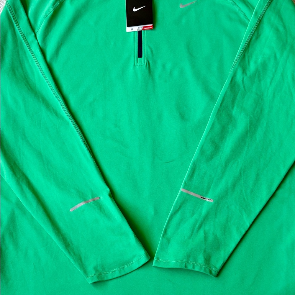 Vibrant Green NIKE✔️Zippered Pullover